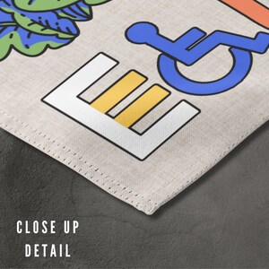 Gleichheit Gartenfahne | Vielfalt, Inklusion und Gleichstellung Werbeschild | Wir glauben, dass alle hier willkommen sind Bild 9