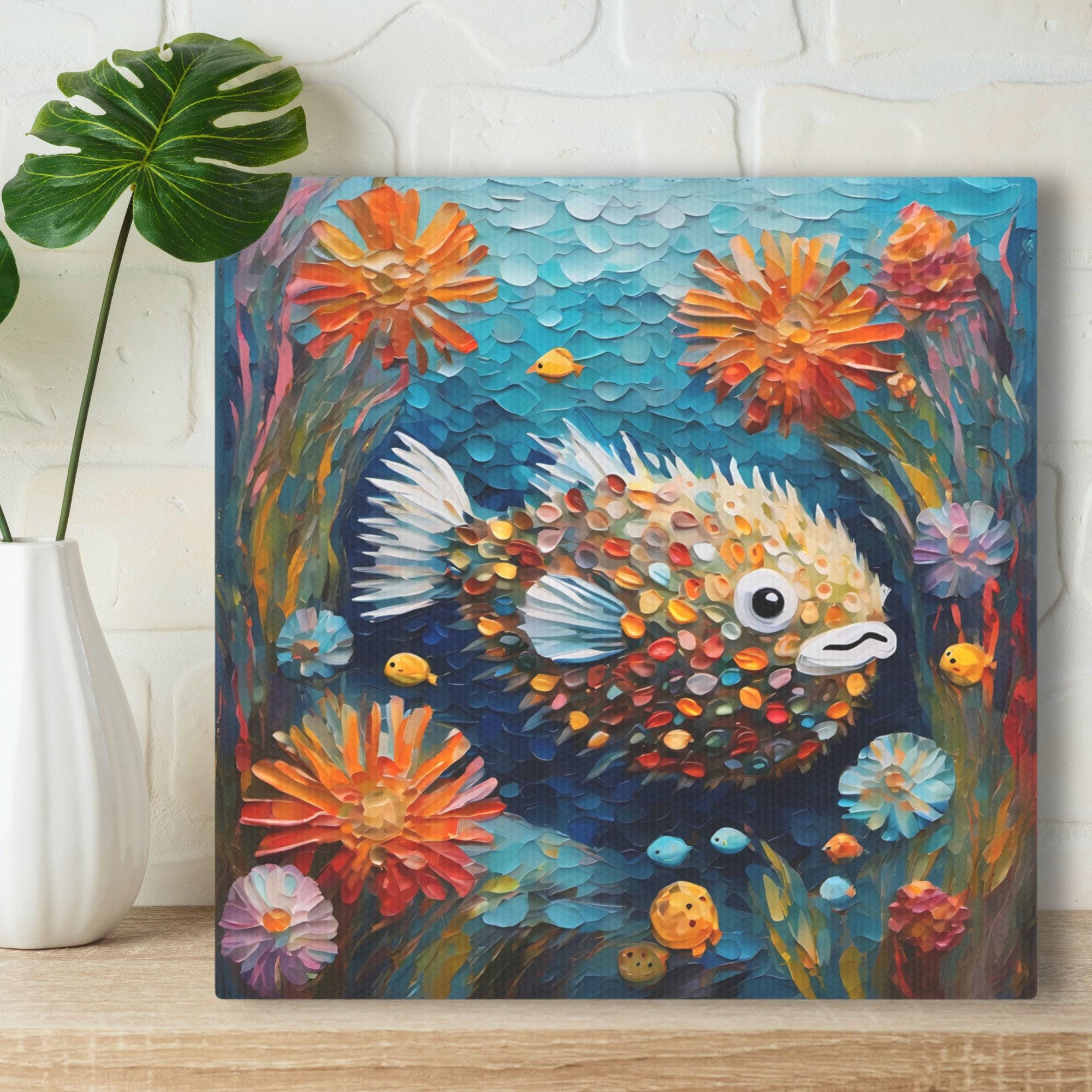 フランスビンテージ壁掛け　セラミックフィッシュ　陶器　魚 フランスビンテージ壁掛け セラミックフィッシュ 陶器 魚