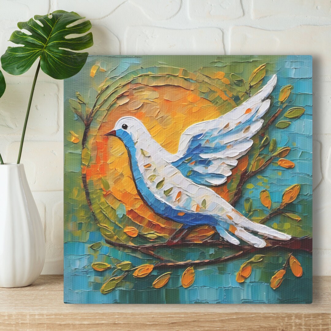 Peace Dove Art Print Ceramic Tile Or Canvas Wall Art Original Oil peace-dove-art-print-ceramic-tile-or-canvas-wall-art-original-oil