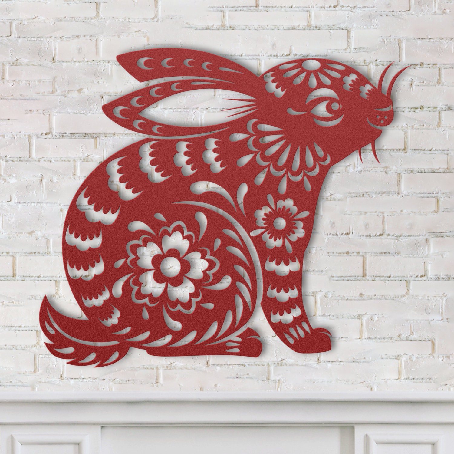 Rabbit Papercut - Etsy