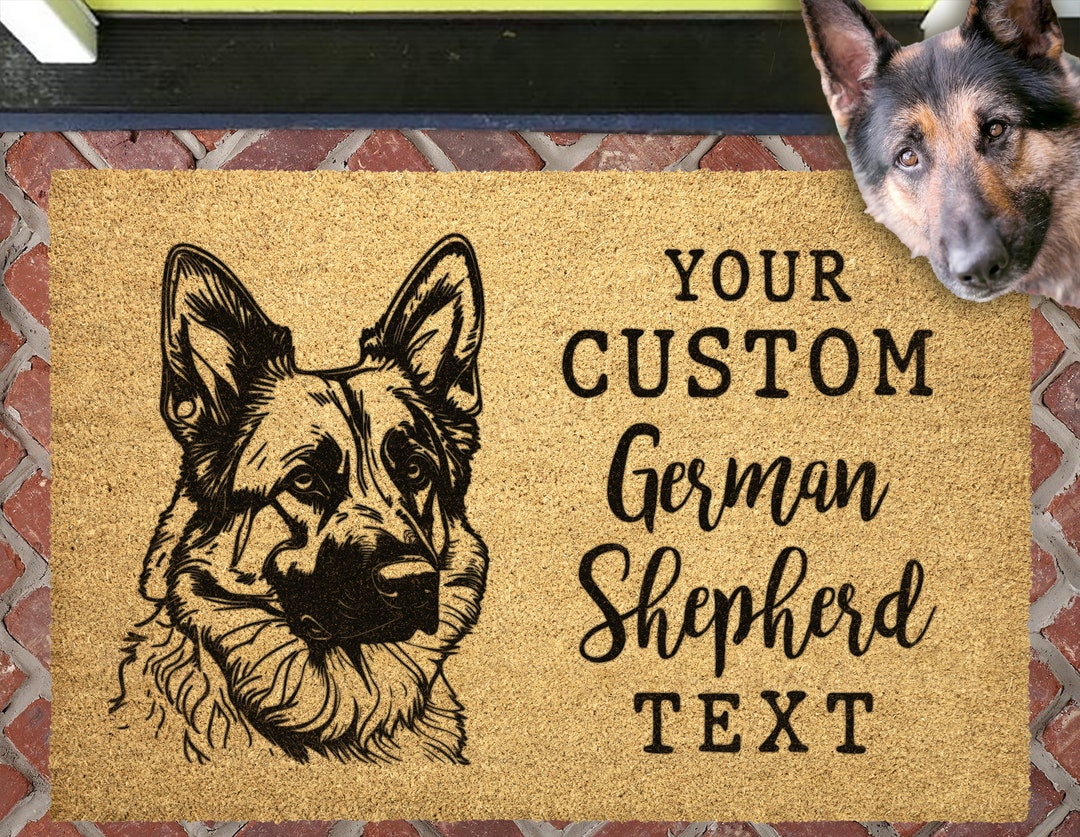 Door Mat Funny The German Shepherds Door Mat, We Know You ARE Here