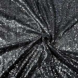 Glitz Woven Sequin Fabric – Sparkly Mesh by the Yard | Shiny Sequin Overlay for Costumes, Gowns, Decor | BelieveWorks |