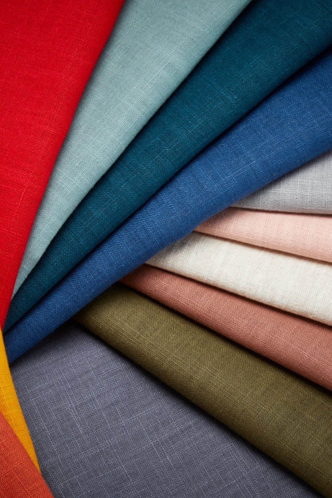 Stone Washed Ramie Stoff Meterware | 100% Ramie Gewebe | Naturfasertextil für Bekleidungs- und Heimnäher | Mittelgewicht 240g/m²