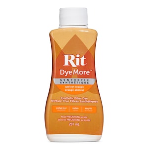 Rit DyeMehr Flüssige Färbung – Synthetische Textilfarbe für Polyester, Nylon, & Acryl | 210 ml Flasche | BelieveWorks | Hergestellt in den USA