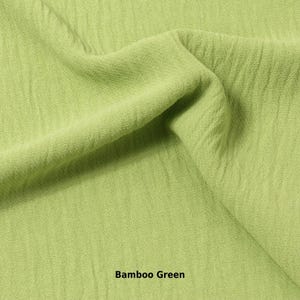 Crinkle Crepe Fabric: Lightweight Flowy Polyester, Sold by the Yard image 12