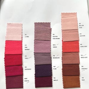 Mjukt stickat bambujerseytyg | Hållbart sömnadsmaterial | säljs per meter bild 4