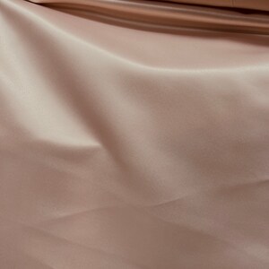 Stretch Matte Satin Fabric: Bridal Gowns, Elegant Draping - 54" Wide image 5