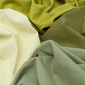 Sandwashed Cotton Fabric: Lightweight 160 GSM, 57" Wide - Believe Works
