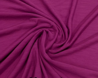 Merino Wool Lyocell Jersey Knit Fabric | Sustainable Stretch Apparel (190GSM)