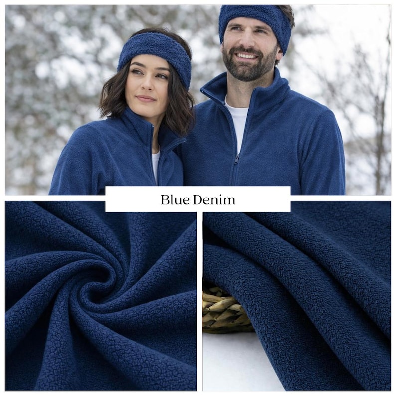 Anti-Pill Polar Fleece Recycled Polyester Fabric – 250 GSM RPET Fleece by the Metre – Sustainable Oeko-Tex image 10