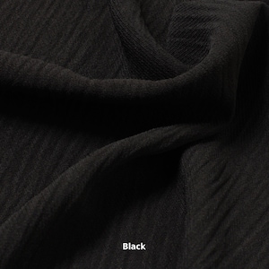 Crinkle Crepe Fabric: Lightweight Flowy Polyester, Sold by the Yard image 10