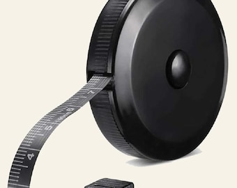 Retractable Measuring Tape: Dual-Sided, Soft, 60 inch / 150 cm