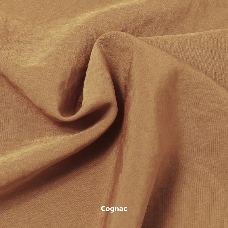 Air Flow Breathable Polyester Fabric – Lightweight, Durable, and Versatile for Custom Sewing Projects Cognac