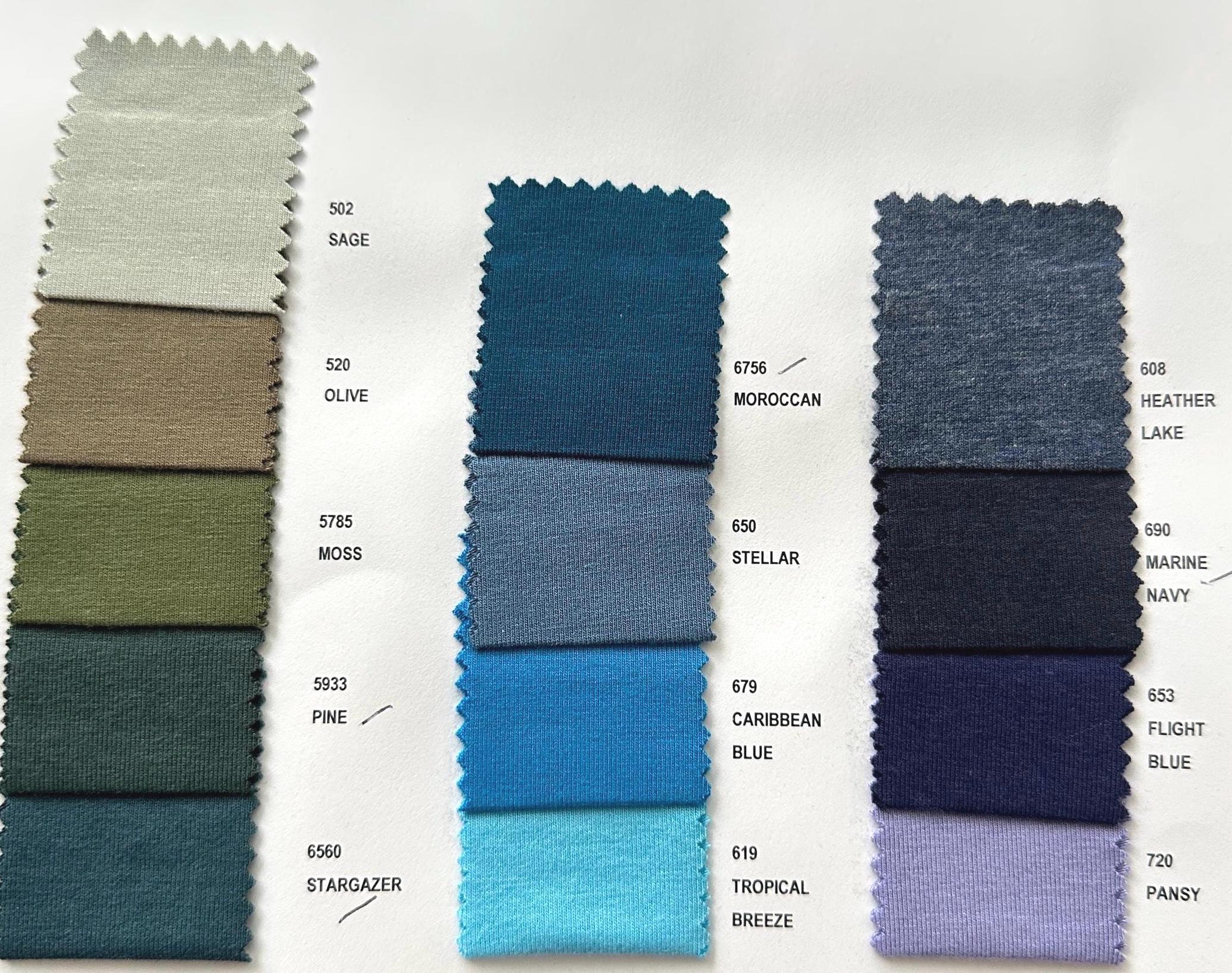 Soft Bamboo Jersey Knit Fabric |sustainable Sewing Material | Sold by ...