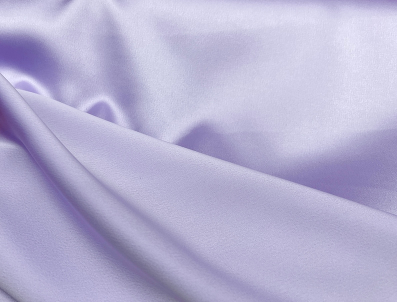 Stretch Matte Satin Fabric: Bridal Gowns, Elegant Draping - 54" Wide image 1