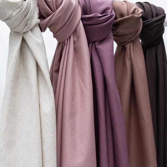 Amalfi Washed Linen Cotton Blend Fabric: Breathable Apparel Textile, 175 GSM Sustainable Weave
