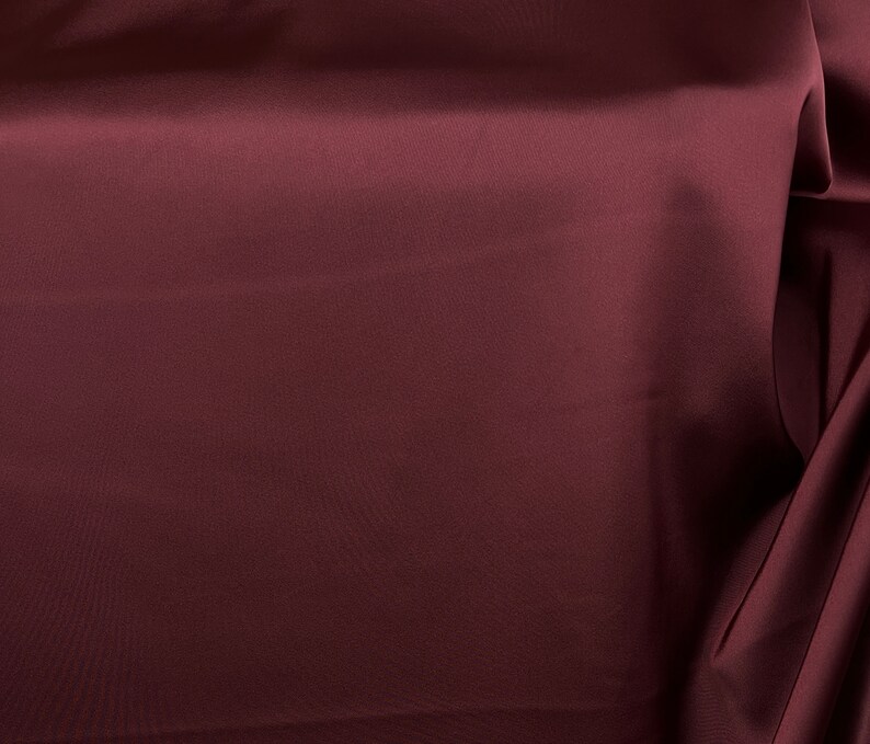 Stretch Matte Satin Fabric: Bridal Gowns, Elegant Draping - 54" Wide image 8
