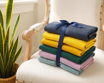 Flowy Bamboo Modal Rib Knit Fabric: Soft Stretch Jersey, 50" Wide