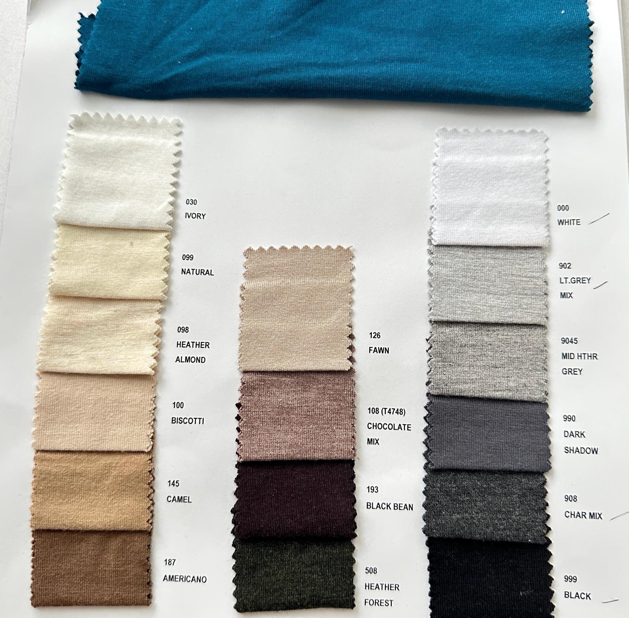 Soft Bamboo Jersey Knit Fabric |sustainable Sewing Material | Sold by ...