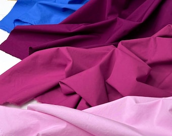 Eclipse Cotton Sandwashed Poplin Fabric for Dressmaking & Shirting