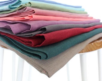 Rustica Heavyweight Linen Fabric by the Yard – Natural, Durable & Breathable Garment and Décor Material | BelieveWorks