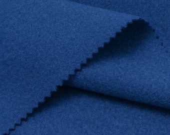 Heavyweight Melton Wool Fabric -  Wool Blend - By The Metre