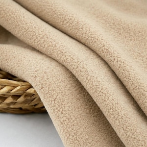 Anti-Pill Polar Fleece Recycled Polyester Fabric – 250 GSM RPET Fleece by the Metre – Sustainable Oeko-Tex