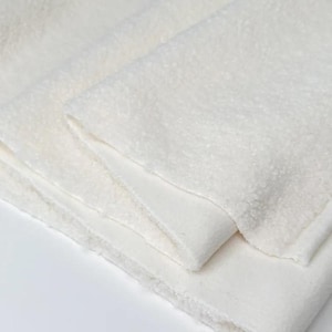 Heavyweight Sherpa Fleece Fabric | Plush Backing, Winter Sewing, Sold by the Metre