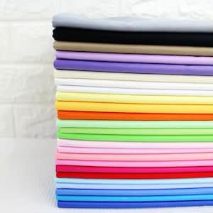 Broadcloth Fabric: Cotton-Poly Blend, Smooth Weave