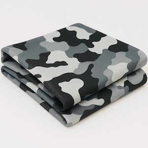 Camouflage Stretch Fabric | Nylon Spandex Camo Print | Activewear, Swimwear & Outdoor Gear Material by the Yard/Metre