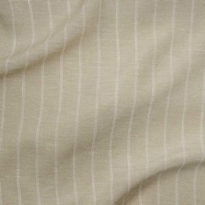 Nayeli Stripe Linen Look Fabric – Lightweight Polyester Textile for Summer Apparel