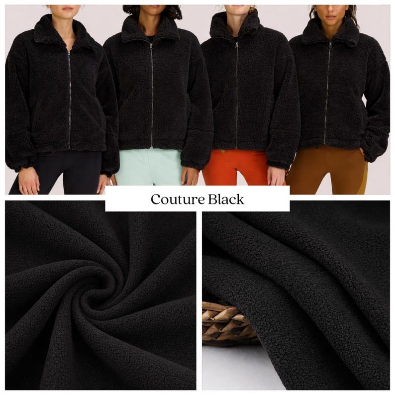 Anti-Pill Polar Fleece Recycled Polyester Fabric – 250 GSM RPET Fleece by the Metre – Sustainable Oeko-Tex image 6
