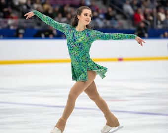 Holographic Nylon Spandex Fabric: 4-Way Stretch Foil Petal Print, 60" Wide