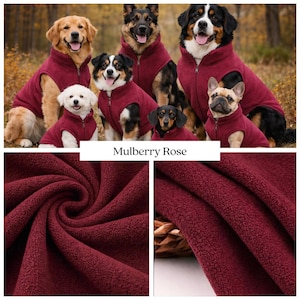 Anti-Pill Polar Fleece Recycled Polyester Fabric – 250 GSM RPET Fleece by the Metre – Sustainable Oeko-Tex image 12