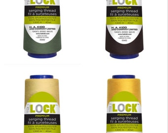 Polyester Serging Thread – 1500m High-Strength Overlock Spool