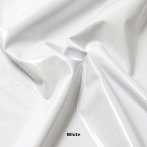 Patent Vinyl / PVC Fabric – Glossy Polyurethane by the Yard | Faux Leather for Crafts, Cosplay, Apparel | BelieveWorks