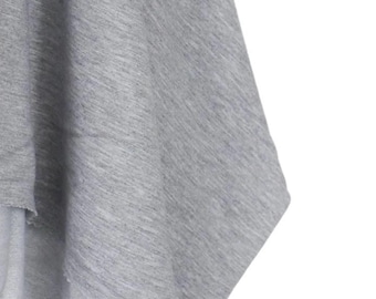 Tejido de punto French Terry de algodón, elastano y bambú: Sostenible, 280 g/m²