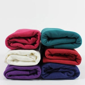 Luxurious Bamboo Jersey Fabric | Sustainable & Soft Knit Material for Sewing | DIY Projects | 5 Yards/Metres Minimum Order