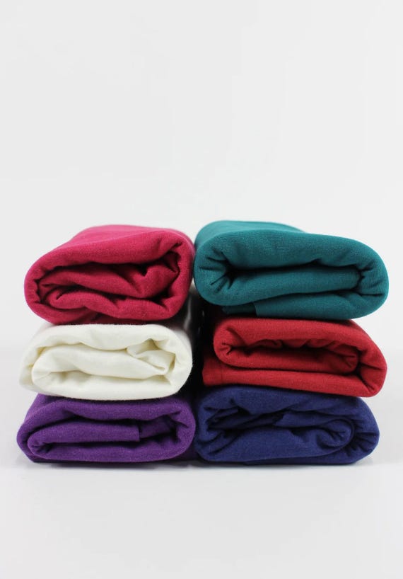 Soft Bamboo Jersey Knit Fabric |Sustainable Sewing Material | sold by the metre