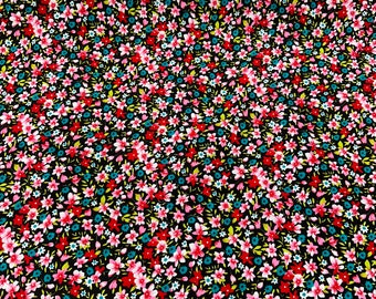 Printed Corduroy Fabric – Soft and Textured Fabric for Sewing, DIY Crafts, Clothing, Quilting – Retro, Floral, Boho & More – Believeworks