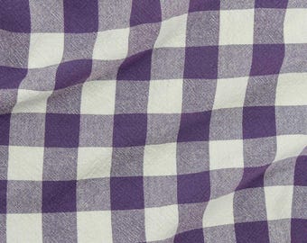 Caspian Organic Yarn-Dyed Cotton Plaid Fabric – Apparel & Home Textile (5 Metre Minimum)