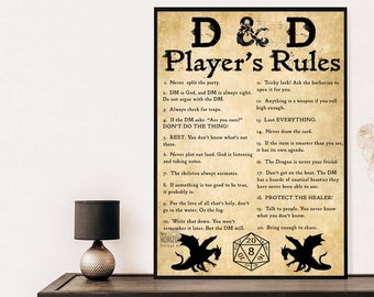 Home Decor Critically Magical DnD 5x7\u201d Print x Dungeons and Dragons