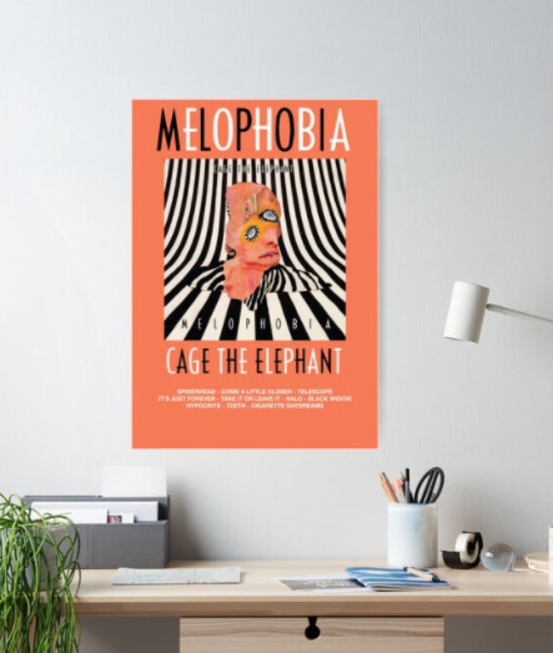 Cage the Elephant Melophobia Poster Etsy
