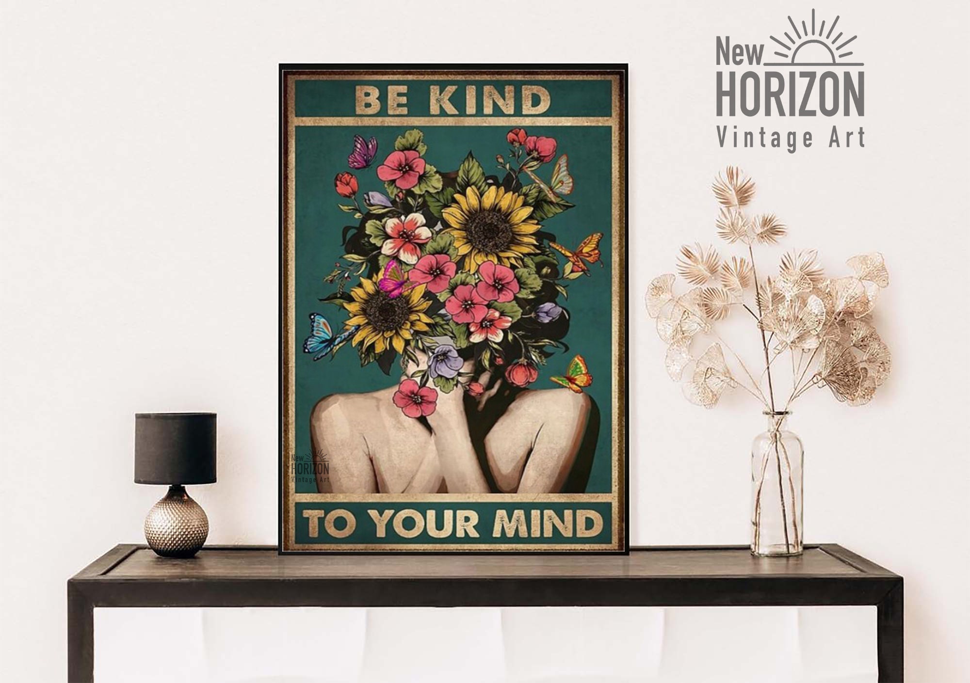 Vintage Pot Head Be Kind To Your Mind Poster