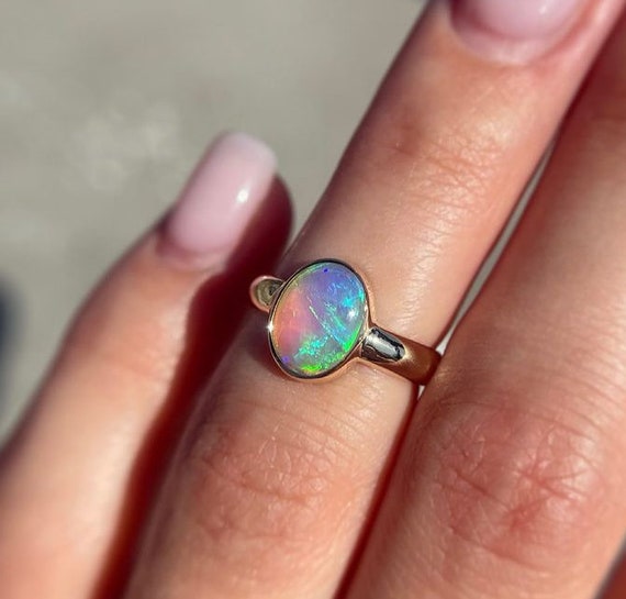 Buy Mens Opal Ring Online In India - Etsy India