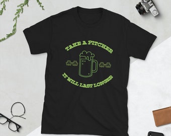 St Patrick's Day Funny T-Shirt St Patty's Day Lucky Shirt Four Leaf Clover Shamrock Shirt