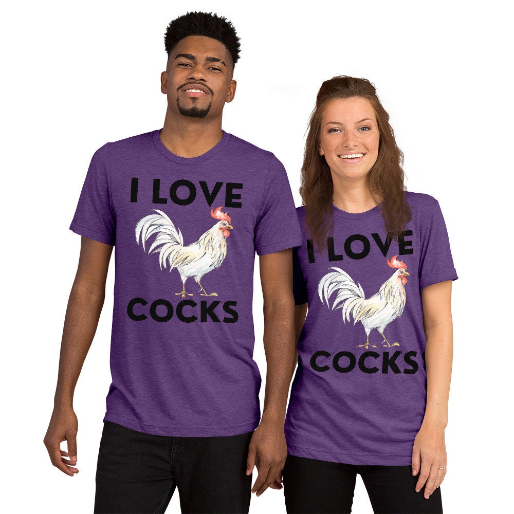 I Love Cock Love Cock T Shirt Cock I Heart Cock Cock Etsy Uk