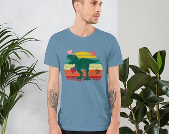 I Steal Hearts T Rex Dinosaur Valentine's Day T-shirt