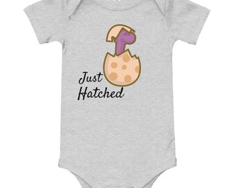 Just Hatched Dinosaur | Just Hatched Outfit | Cute Just Hatched Onsie | Onsie For Girls | Onsie For Boys | Gift for New Mom