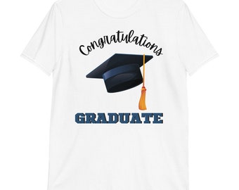 Congratulations Graduate | Class of 2022 T-shirt | Congrats Grad T-shirt | Graduation Day T-shirt